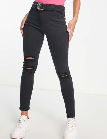 Blugi Parisian Petite, negru