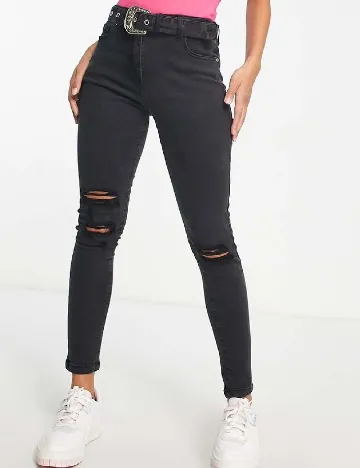 Blugi Parisian Petite, negru