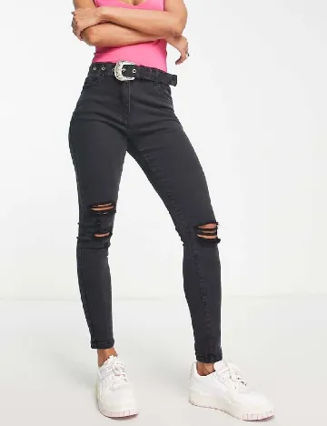 Blugi Parisian Petite, negru