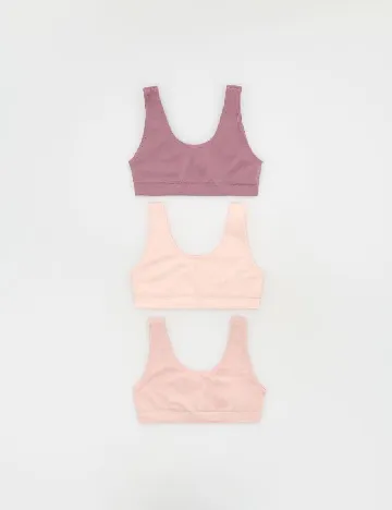 Set bustiere 3 bucati Reserved, mix culori