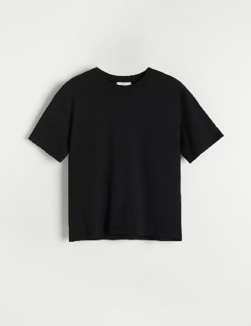 Tricou Oversize Reserved, negru
