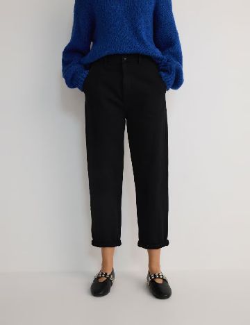 Pantaloni Reserved, negru