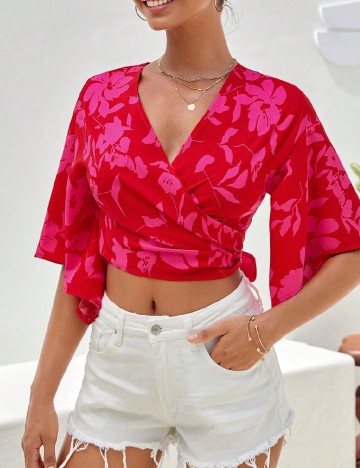 Top SHEIN, rosu