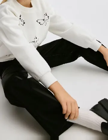 Pantaloni Reserved, negru