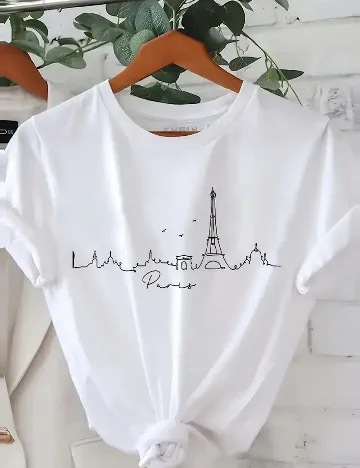 Tricou SHEIN, alb