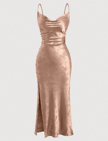 Rochie lunga SHEIN, maro
