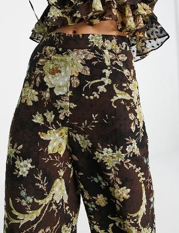 Pantaloni ASOS, maro