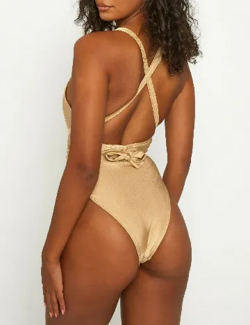 Costum de baie Moda Minx, crem