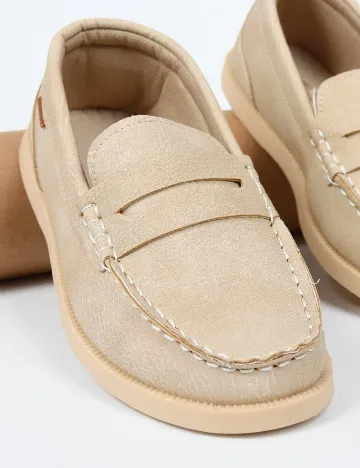 Mocasini Shein Kids, crem