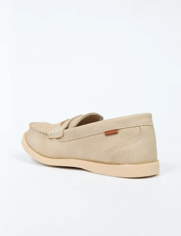 Mocasini Shein Kids, crem