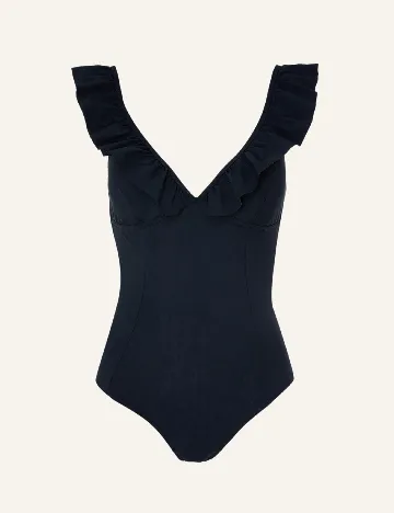 Costum de baie Accessorize, negru Negru