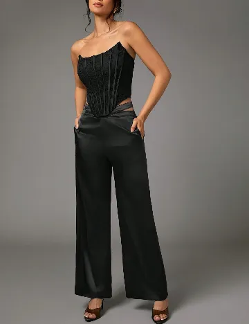 Pantaloni SHEIN, negru Negru