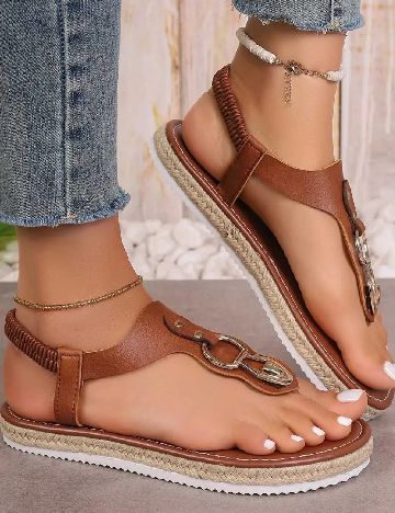 Sandale SHEIN, maro