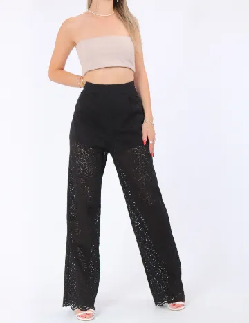 Pantaloni the frolic, negru Negru