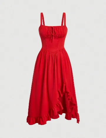 Rochie medie SHEIN, rosu Rosu