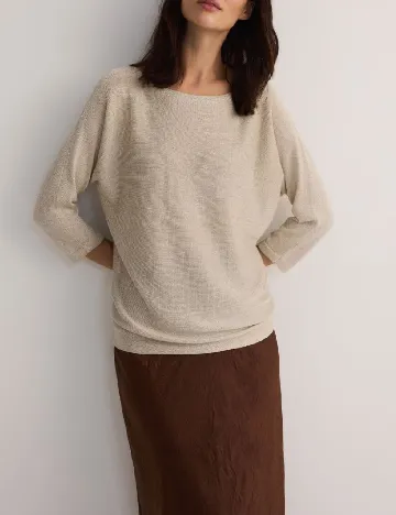Bluza Reserved, crem Crem