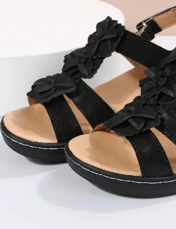 Sandale SHEIN, negru Negru