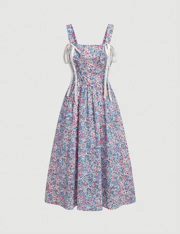 Rochie medie SHEIN, floral print