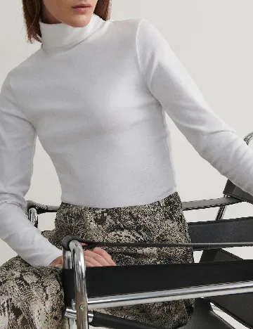 Bluza Reserved, alb