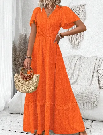 Rochie lunga SHEIN, portocaliu Portocaliu