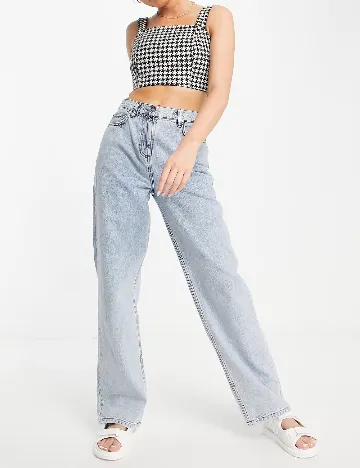 Top Miss Selfridge, alb/negru