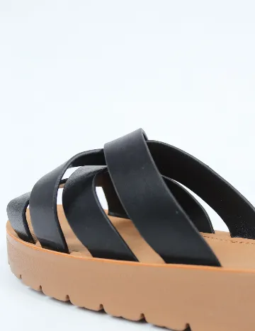 Sandale SHEIN, negru Negru