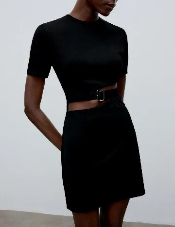 Rochie scurta SHEIN, negru Negru