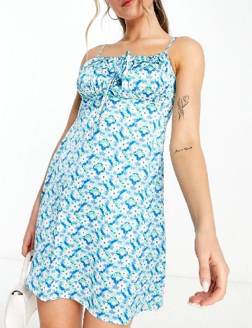 Rochie scurta Influence, albastru