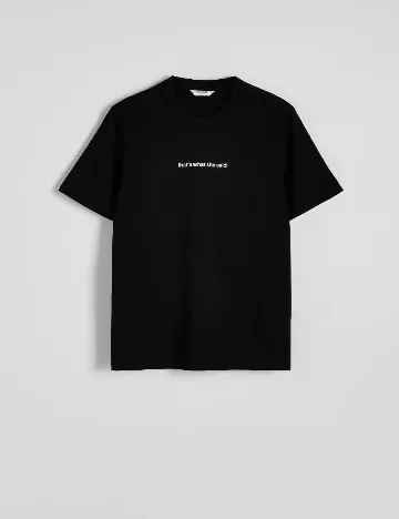 Tricou Reserved, negru