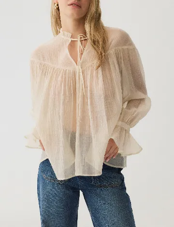 Bluza Reserved, ecru