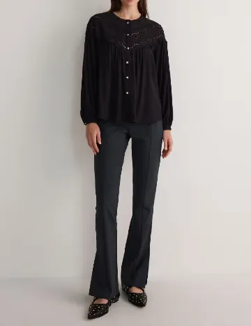 Bluza Reserved, negru Negru