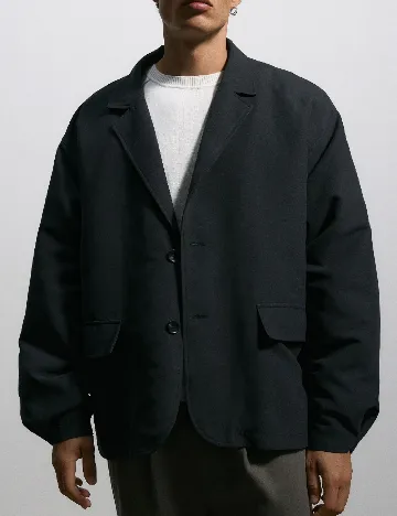 Sacou Oversize Reserved, negru