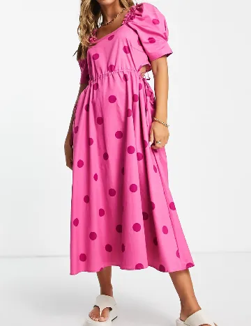 Rochie medie Y.A.S, roz Roz