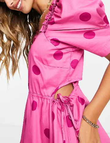 Rochie medie Y.A.S, roz Roz