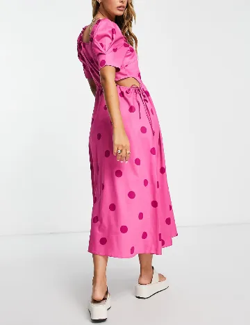 Rochie medie Y.A.S, roz Roz