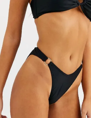 Chilot de  baie South Beach, negru Negru