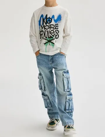 Bluza Reserved, alb Alb