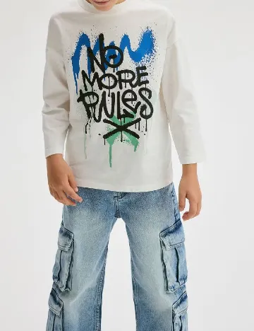 Bluza Reserved, alb Alb