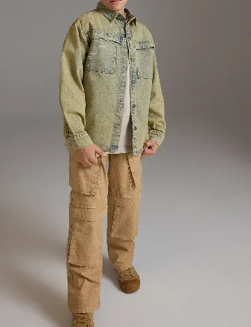 Jacheta Oversize Reserved, bej Crem