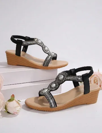 Sandale SHEIN, negru Negru