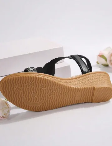 Sandale SHEIN, negru Negru