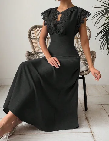 Rochie lunga SHEIN, negru Negru