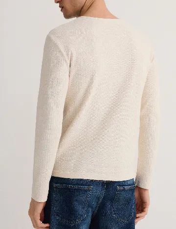 Bluza Reserved, crem Crem