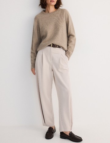 Pantaloni Reserved, bej