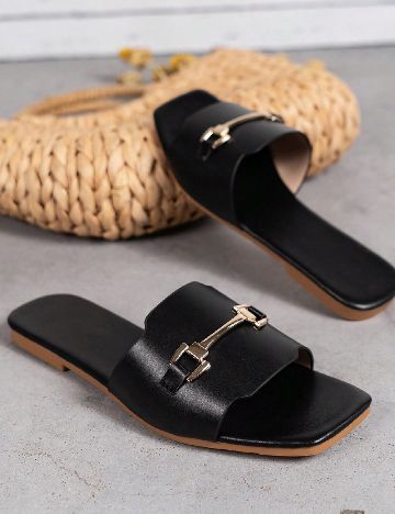 Slapi SHEIN, negru