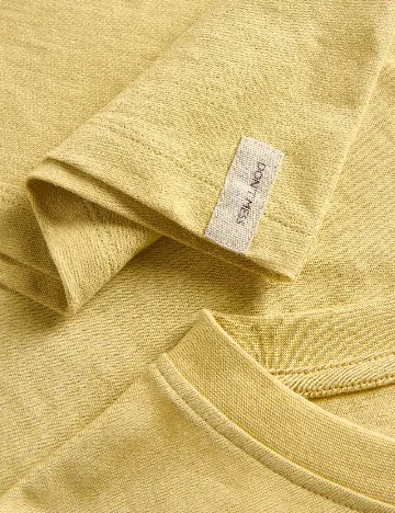 Tricou Reserved, galben Galben