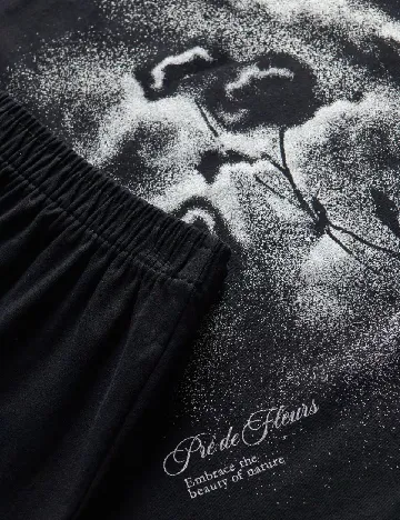 Pijama Reserved, negru