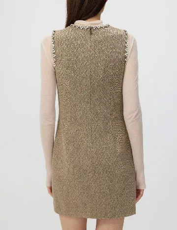 Rochie scurta Reserved, crem