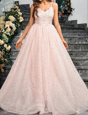 Rochie lunga SHEIN, roz Roz