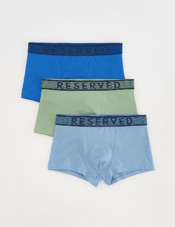 Boxeri 3 perechi Reserved, mix culori